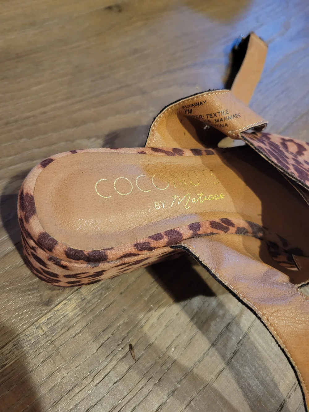 Coconuts by Matisse Leopard Print Platform Sandal in Brown
